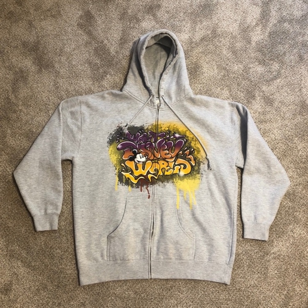 Vintage Disney Graffiti Mickey Hoodie
